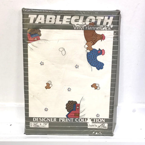 1980s Deadstock Vinyl Tablecloth