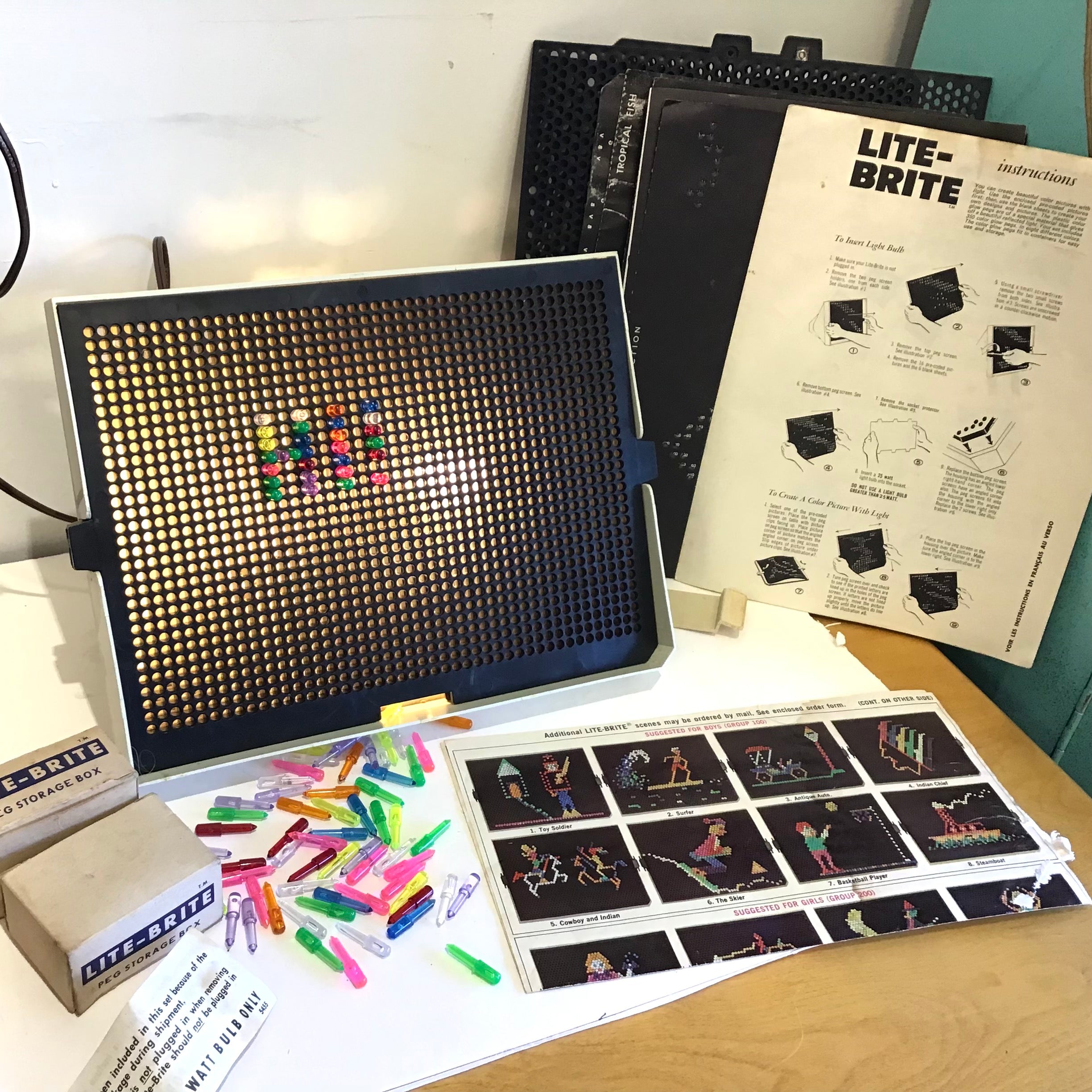 Vintage Lite-Brite - Main Image
