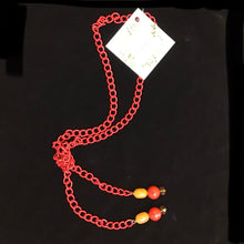 Load image into Gallery viewer, Red Beaded Necklaces by Jessica Gemstone