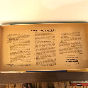 Vintage Concentration Game