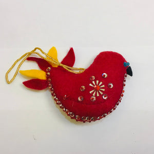 Vintage Bird Ornaments