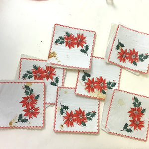 Vintage Paper Christmas Coasters