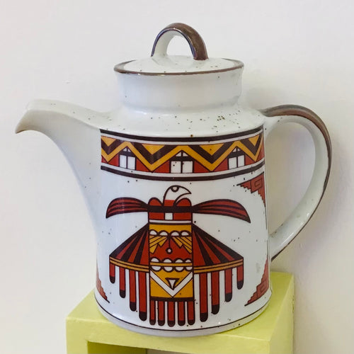 Vintage Stoneware Coffee/Tea Pot