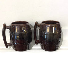 Load image into Gallery viewer, Beauceware Ceramic Barrel Beer Mugs