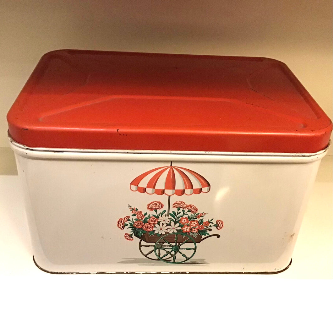 Vintage Metal Breadbox