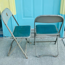 Load image into Gallery viewer, Pair of Vintage Childrens Folding Chairs