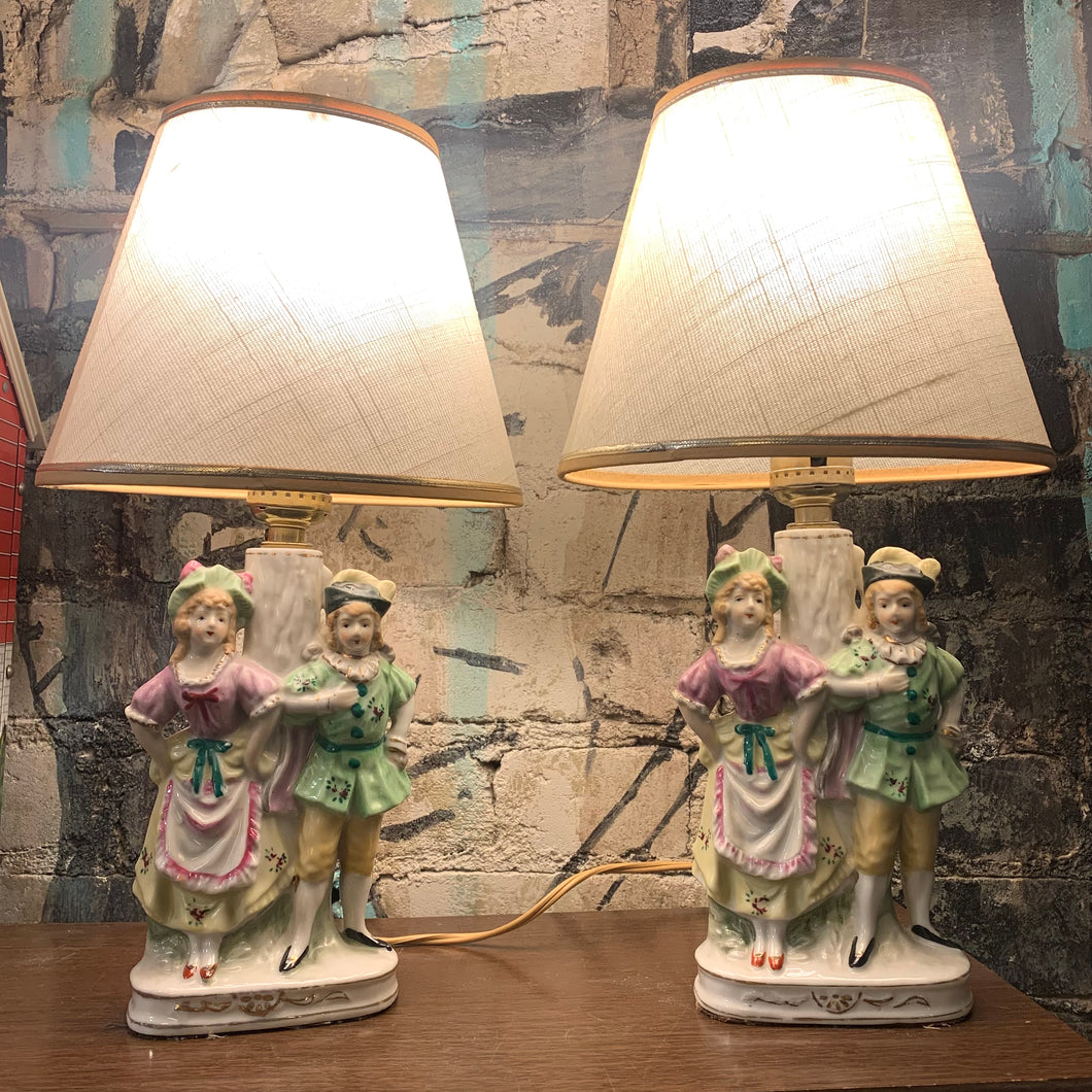 Vintage Rococo Style Lamps