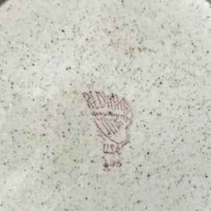 Vintage Red Wing Bob White Dinner/Chop Plate