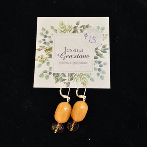 Beaded Earrings by Jessica Gemstone