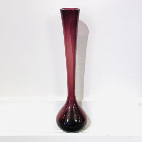 Gullaskruf Purple Glass Vase