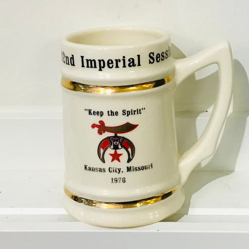 Vintage Shriner Beer Mug