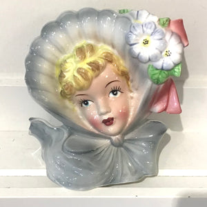 1950s Uncagco Lady in a Bonnet Head Vase